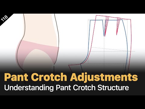 Видео: Как правильно отрегулировать промежность брюк [учебник по созданию выкройки]