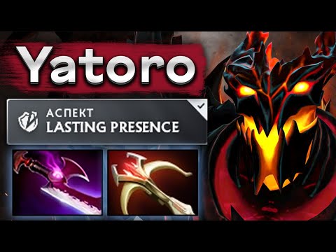 Видео: Яторо на СФе с аспектом на минус броню! - Yatoro Shadow Fiend 7.37 DOTA 2