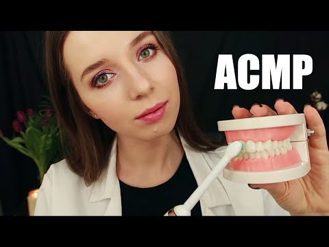 Видео: АСМР Приятный осмотр у стоматолога. Ролевая игра. Тихий голос. ASMR Dentist examination.