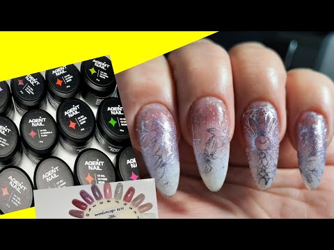 Видео: *669*Обзор гелей AGENT NAIL.Тестирую на себе.Наращивание на Гелевые типсы.Тройной градиент.