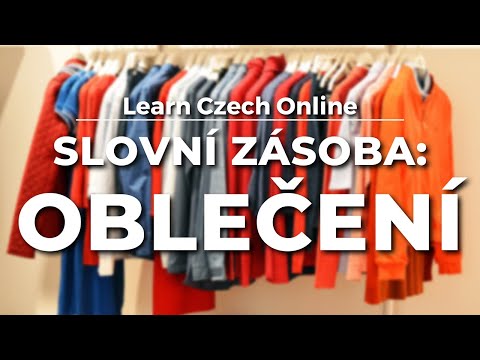 Видео: Чешская лексика: Одежда (A2+)