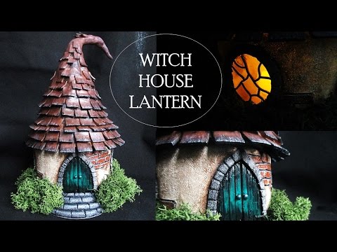 Видео: Скульптура «Ведьмин дом» из полимерной глины на банке // Maive Ferrando