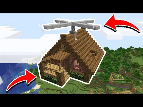 Видео: Я СДЕЛАЛ ЛЕТАЮЩИЙ ДОМ В МАЙНКРАФТ БЕЗ МОДОВ! ВЕРТОЛЁТ САМОЛЁТ В МАЙНКРАФТ! СЕКРЕТНЫЕ ПОСТРОЙКИ