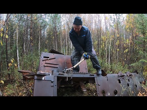 Видео: Разбираем 55 ку. Снимаем балансиры и пружину.