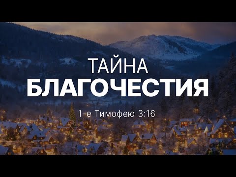 Видео: Тайна благочестия | 1 Тим. 3:16 || Андрей Резуненко