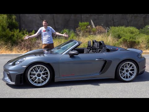 Видео: Porsche 718 Spyder RS 2024, это блестящий Boxter за $165,000