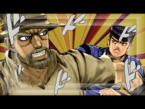 Видео: Дедушка Джозеф встречает Джостаров в JoJo's Bizarre Adventure: Eyes of Heaven