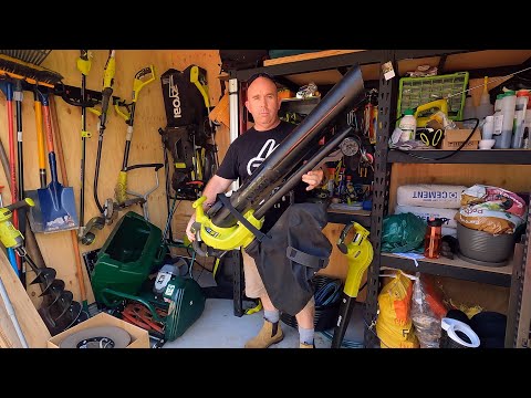 Видео: Воздуходув-пылесос Ryobi 36 В, КОТОРЫЙ МНЕ НЕ НУЖЕН!