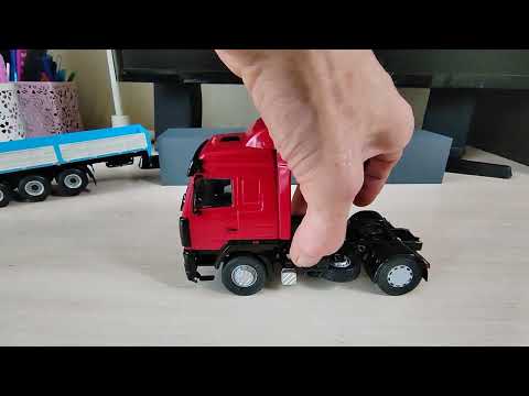 Видео: МАЗ 5440 SSM масштаб 1 :43 с полуприцепом МАЗ 9758.