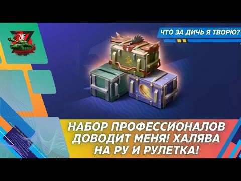 Видео: НАБОР ПРОФЕССИОНАЛОВ, ХАЛЯВА И РУЛЕТКА! Tanks Blitz | ZAF