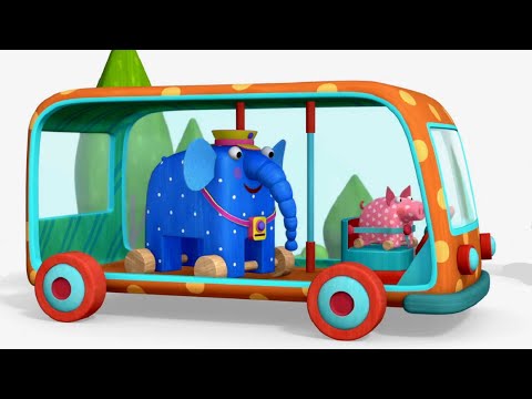 Видео: Прыгаем, качаемся, бегаем и ездим! -  Деревяшки -  сборник серий -  мультфильм для малышей