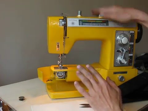 Видео: Privileg Topstar Electronic Super Automatic 796 Nähmaschine Sewing machine Швейная машина  test