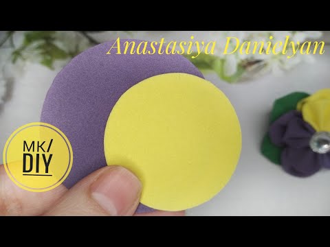 Видео: 🌼 Цветы из фоамирана Анютины глазки. Полный восторг 😍😍😍