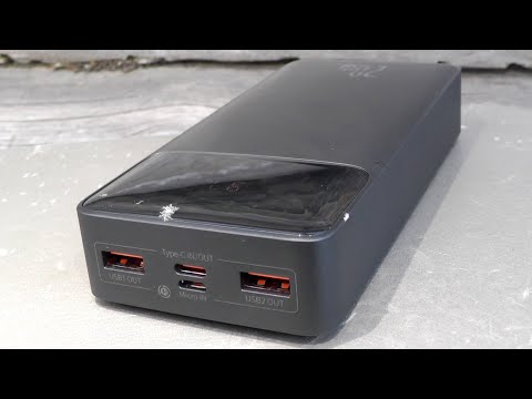 Видео: Power Bank Baseus 20W / 20000 mAh - обзор и тесты, сравнения