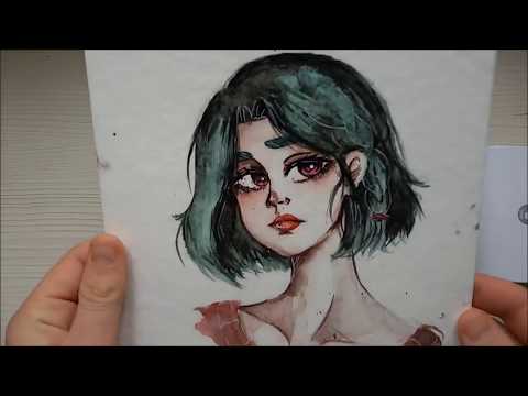 Видео: мой скетчбук/My art book №12 😊за октябрь