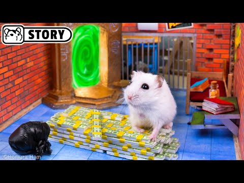 Видео: 🐹 Хомяк сбегает из Тюремного Лабиринта и грабит Банк 🐹 Хомура Хам