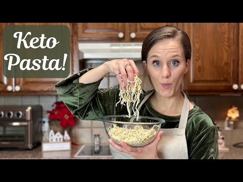 Видео: Кето-паста с использованием моей усовершенствованной кето-муки и без глютена!