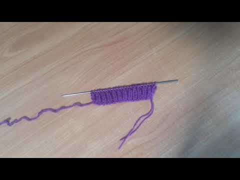 Видео: Норвежский наборный край на спицы