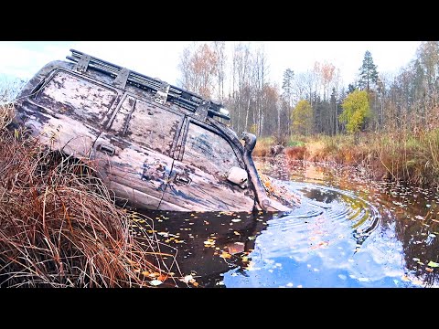 Видео: Судовой дизель в крузаке. Мы опять его утопили.