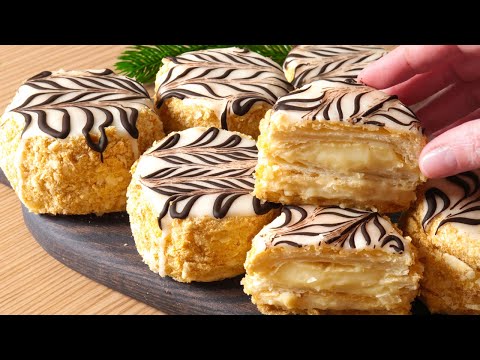 Видео: Роскошное печенье с нежным кремом! Вкуснее НАПОЛЕОНА!  Чудесная выпечка к чаю!
