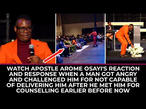 Видео: РЕАКЦИЯ И ОТВЕТ АПОСТОЛА АРОМЕ ОСАЙИ, КОГДА ЧЕЛОВЕК РАЗОЗЛИЛСЯ И БРОСИЛ НА НЕГО ВЫЗОВ ЗА ТО, ЧТО ...