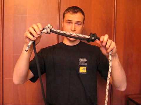 Видео: Альпинистские узлы учебный фильм.