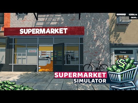 Видео: Supermarket simulator ▷ #1 || Открываем бизнес.