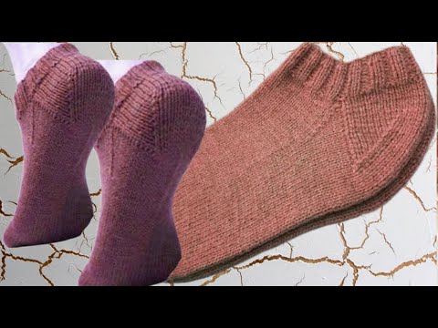 Видео: Пятка каблук. Спицами. #2024