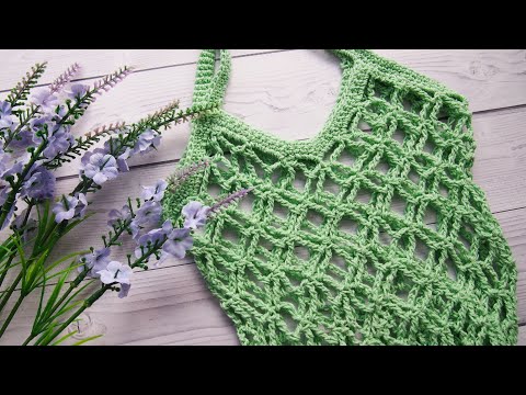 Видео: Авоська крючком/ Crochet bag tutorial/ Мастер класс ВЯЗАНИЕ СУМКИ КРЮЧКОМ  Урок 207