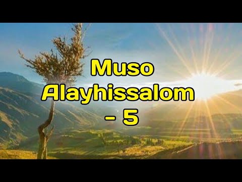 Видео: Muso Alayhissalom - 5 Abdulloh domla Payg'ambarlar hayoti | Мусо алайҳиссалом - 5 Абдуллоҳ домла.