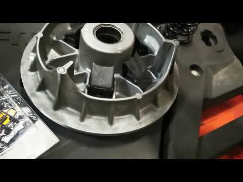 Видео: Тюнинг вариатора CFMOTO X8h.o. Усиленная пружина и грузики 30гр.