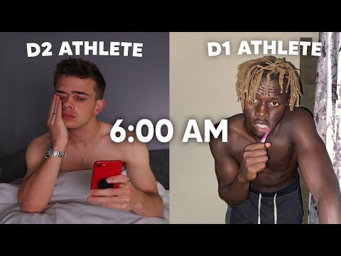 Видео: День из жизни: D1 Athlete против D2 Athlete при участии @WilliamAkio