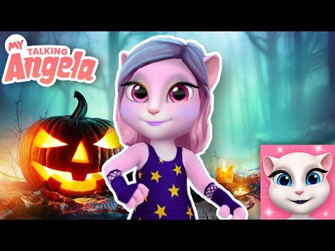 Видео: 🎃🦇 Моя Говорящая Анджела | My Talking Angela 🦇🎃