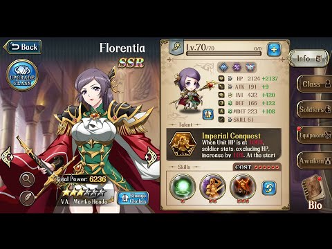 Видео: Langrisser M - фракционно-зависимый хилер: гайд на Флоренцию/Florentia