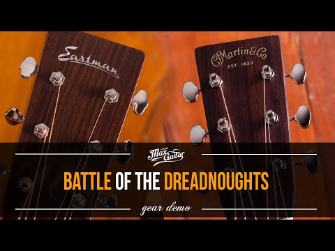 Видео: БИТВА ДРЕДНОУТОВ! Martin HD-28 против Eastman E8 D!