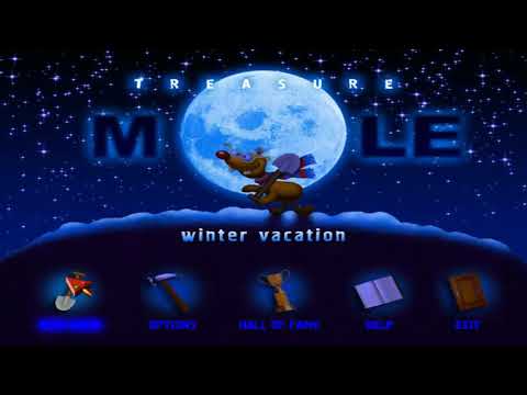 Видео: Игра Treasure Mole: Winter Vacation - обзор игры, прохождение
