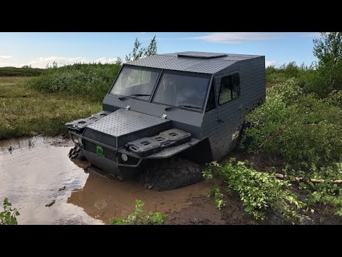 Видео: Вездеход "ТАЙПАН"  первый выезд с ночёвкой и рыбалкой!