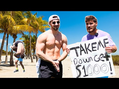 Видео: Take Down Challenge ВЫИГРАЙТЕ 1000 «Майами-Бич»