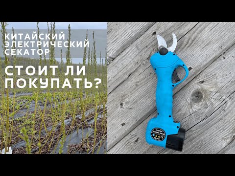 Видео: Электрический секатор. Китай. Стоит ли покупать?