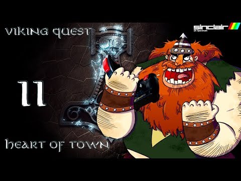 Видео: Видеопрохождение Viking Quest II: Heart of Town на ZX Spectrum