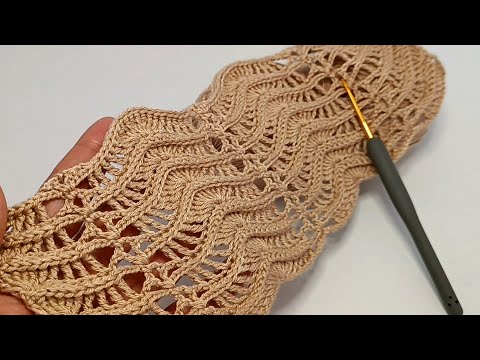 Видео: Никто Никогда Не Показывал Этот Узор Вязания Крючком Подобным Образом. Новый Стежок Для