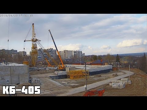 Видео: Монтаж башенного крана КБ-405