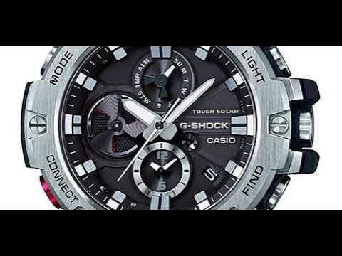 Видео: Casio GST-B100-1AER видео обзор настройка
