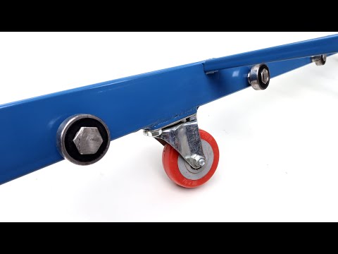Видео: Самодельная электрическая подъемно-раздвижная тележка для мастерской