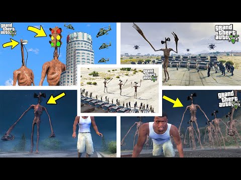 Видео: 5 КРУТЫХ ВИДЕО ПРО СИРЕНОГОЛОВЫХ В ГТА 5