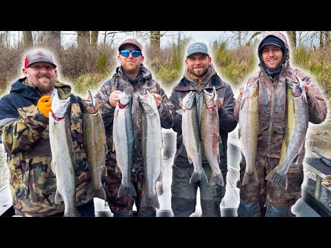 Видео: БЕЗУМНЫЙ ДЕНЬ РЫБАЛКИ НА СТАЛЬНОГОЛОВОГО ОЛЕНЬЯ!!