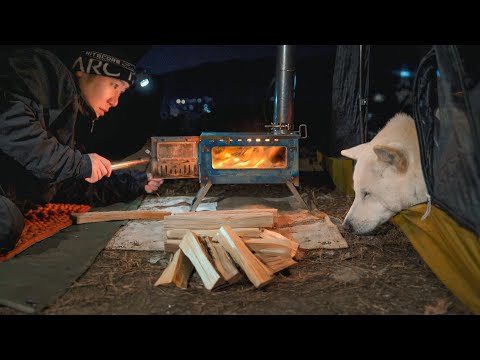 Видео: Кемпинг с моей собакой у реки | Расслабляющий ASMR