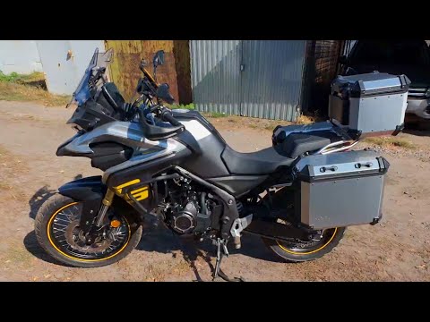 Видео: Мотоцикл VOGE DS525X - Кофры.
