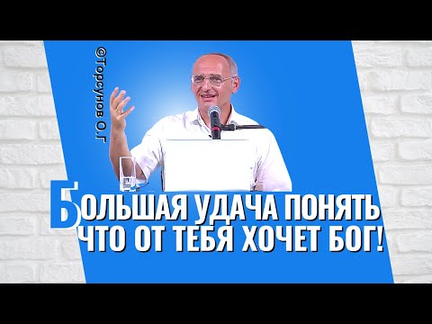 Видео: Большая удача - понять, что от тебя хочет Бог! Торсунов - онлайн трансляция