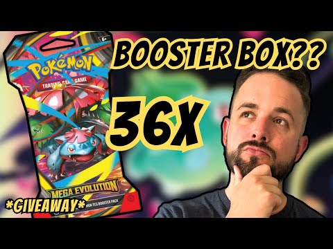 Видео: Давайте ОТКРОЙМЕМ 36X упаковок бустеров Mega Evolution в рукавах!!